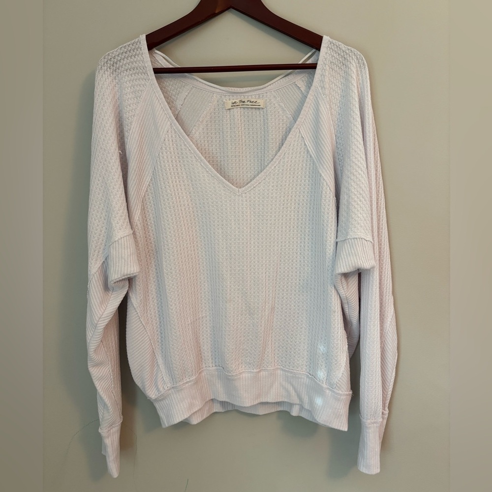 We The Free XS Waffle Knit Tee